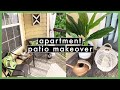 DIY PATIO / BALCONY MAKEOVER (Renter-Friendly!) || Actually Alli