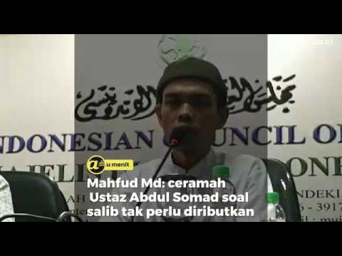 mahfud-md:-ceramah-ustaz-abdul-somad-soal-salib-tak-perlu-diributkan