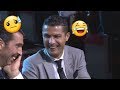 رونالدو يقصف بوفون بحضور ميسي اثناء مقابلتهم في حفل الاتحاد الاوربي 2017