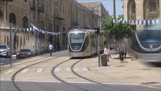 Jerusalem Light Rail - הרכבת הקלה בירושלים - Tramway - Light Rail - Villamos - Strassenbahn