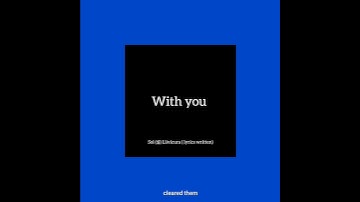 Thumbnail of With You -  written by Sol (설)