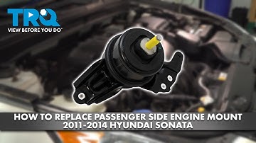 How to Replace Passenger Side Engine Mount 2011-2014 Hyundai Sonata