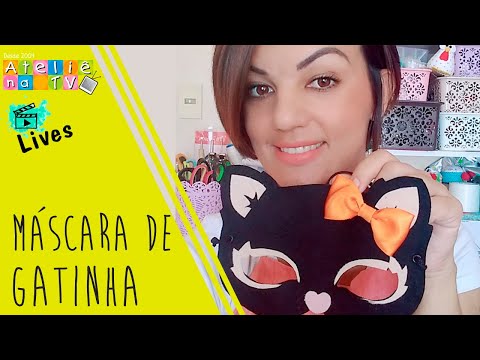 AO VIVO com Vania Bueno - Máscara de Gatinha