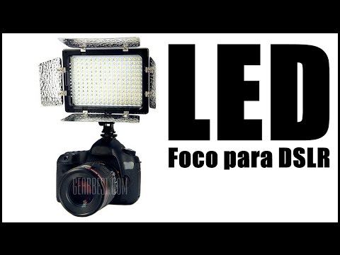 entrada escanear Interesar Foco LED para cámara DSLR - YouTube