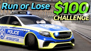 $100 Police Chase Challenge in CarX - Run or Lose #2