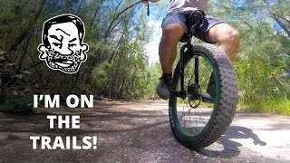 First Time on the MTB Trails - Learning to Unicycle EP6