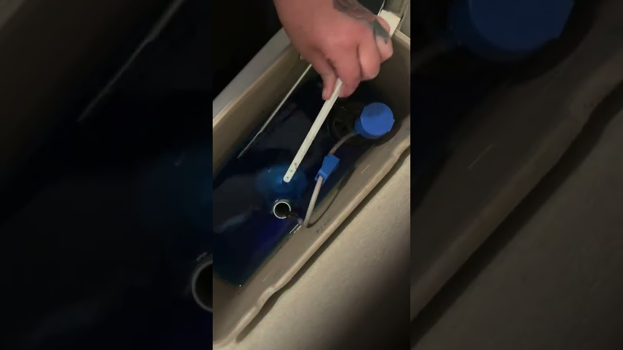 Installing a tank lever, on a Toilet YouTube