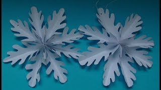 3D Snowflake 3D Снежинка из бумаги