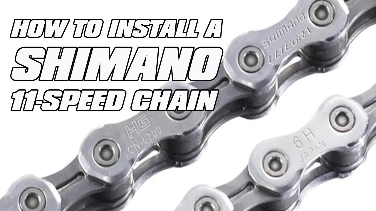 Bunke af Mary Klan How to Install a New 11 Speed Shimano Chain on Your Bicycle - Bike  Maintenance - YouTube