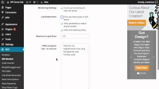 Using the 404 Monitor in SEO Ultimate for WordPress