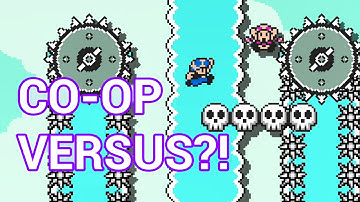 THE MOST INSANE CO-OP CHEESE — Mario Maker 2 Multiplayer Versus w/ RedFalcon & raysfire (ft. Desbug)