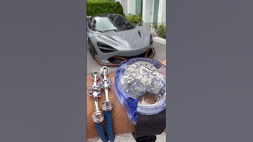 Purnell Double Triple-Axis Tourbillon $1M+ Sapphire Crystal & StingHD Piston bracelet with sapphires