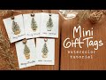 Quick and Easy Christmas Gift Tags with Watercolor