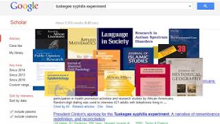 Find scholarly articles with Google Scholar