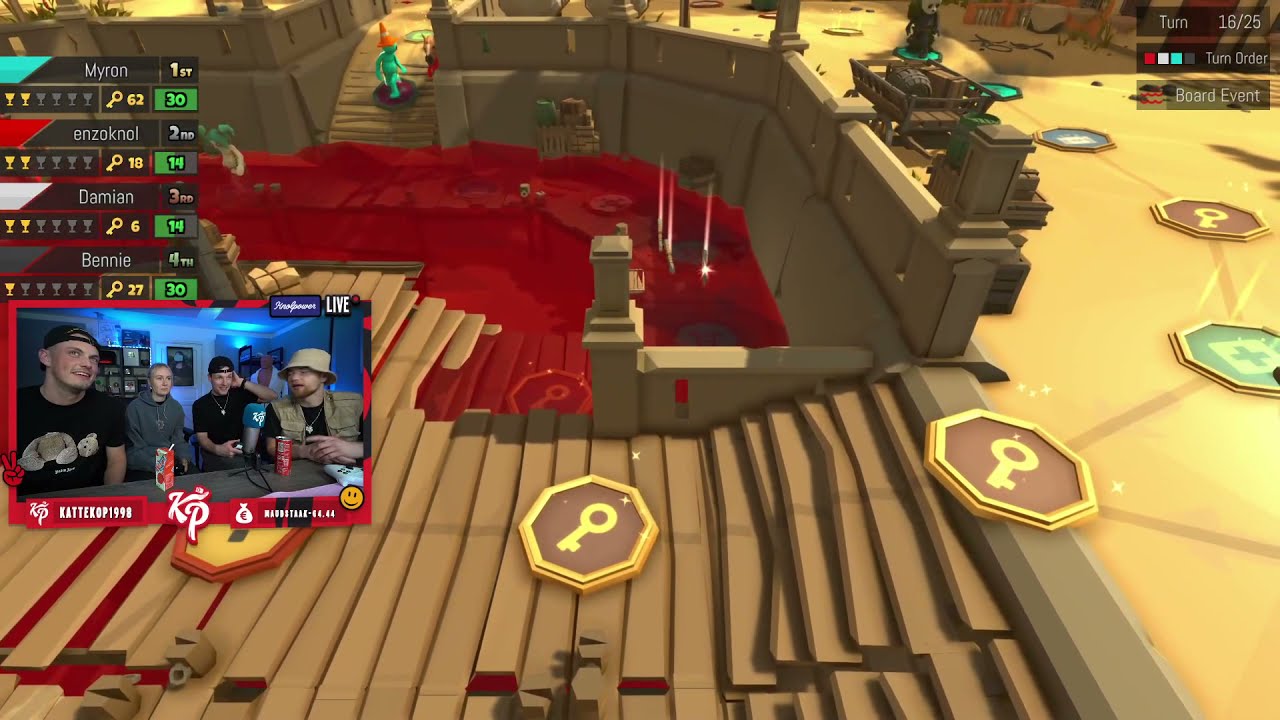 Enzo, Myron, Bennie en Damian Spelen PUMMEL PARTY | Live Op Twitch Stream (2)