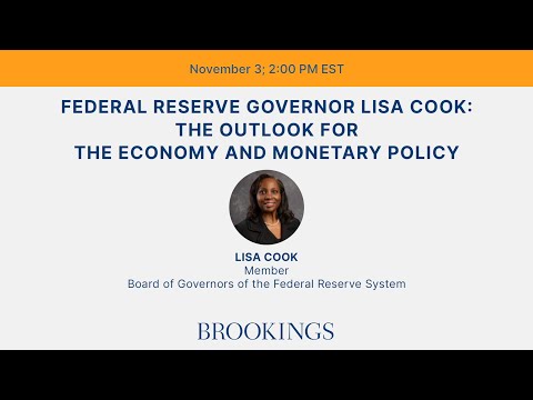 Federal Reserve Governor Lisa Cook: The outlook for the economy and monetary policy Episode cover