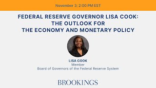 Celebrity Federal Reserve Governor Lisa Cook: The outlook for the economy and monetary policy Net Worth