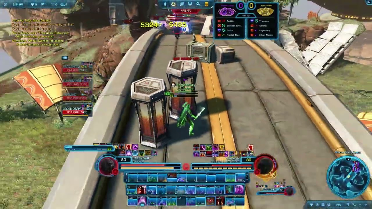 Madness Sorc - Arena gameplay - Swtor 7.7 PvP