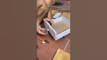Lắp ráp tủ đầu giường Dáng Cao có ngăn kéo