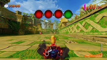 CTR Nitro Fueled - Rampage Ruins Crystal Challenge (Hard Difficulty)