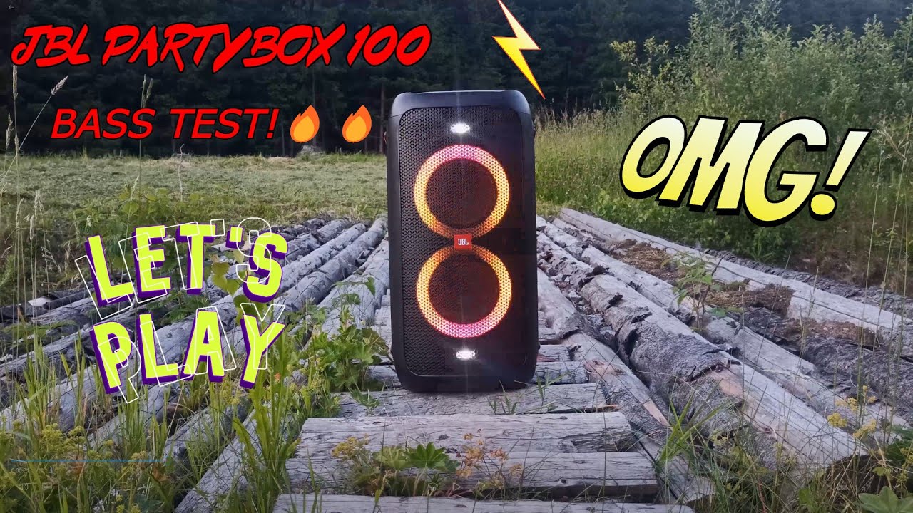 JBL PARTYBOX 100 BASS TEST!🔥🔥 OUTDOOR [4K]