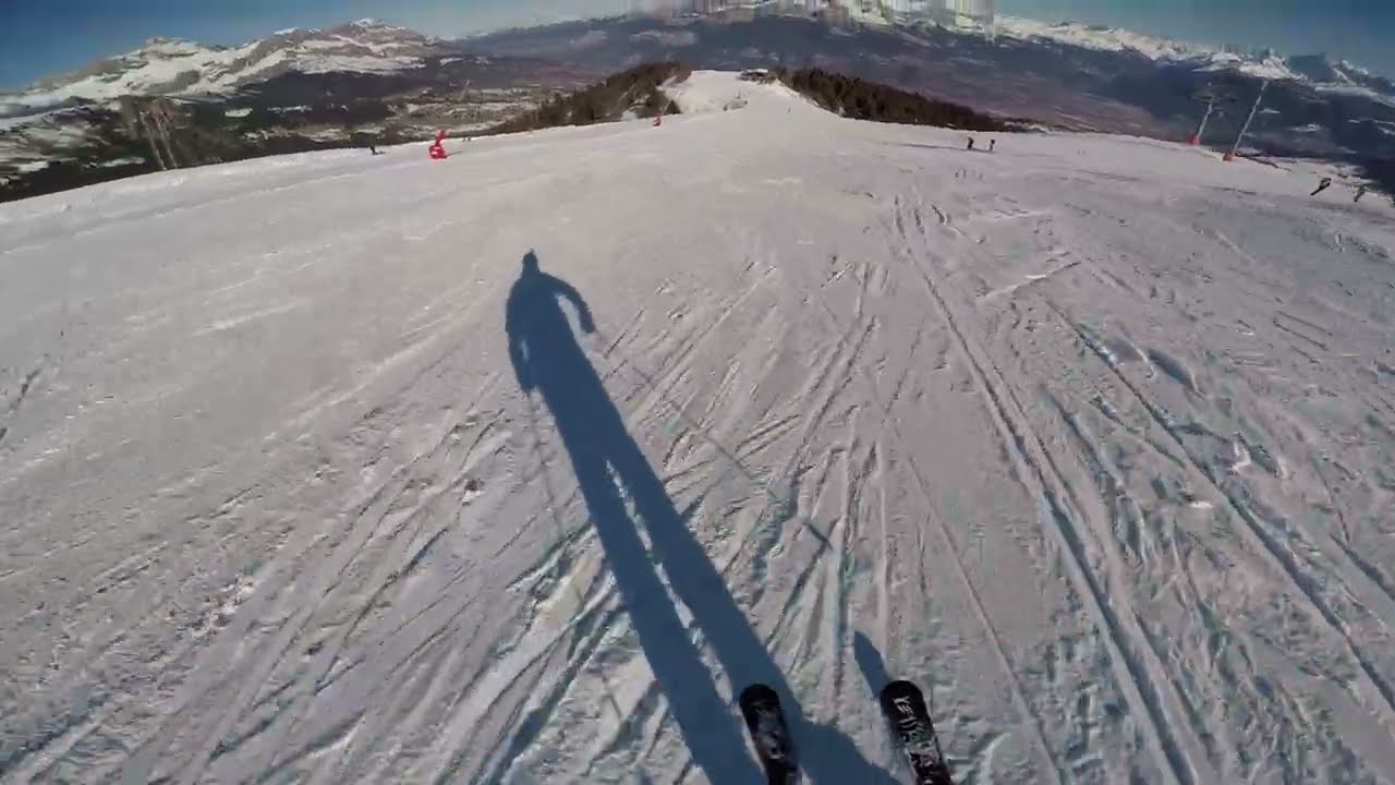 Melezes (red), Combloux, France - 01/2022