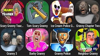 Scary Granny Teacher 3D,Tom Scary Granny,Ice Cream Police,Granny Chapter two,Granny 3,Barby Granny, screenshot 2
