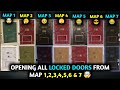 Opening all locked doors from map 123456  7    chapter 18