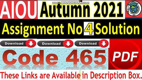 AIOU Code 465 Solved Assignment No.4 Autumn 2021 || Population & Develop || Level: Bachelor/BA