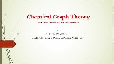 Chemical Graph Theory