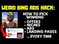 Bing Ads: How To Pick Winning Offers, Ads, Niches, Landing Pages, Funnels - Clickbank, Max Bounty