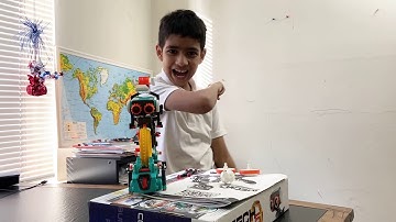 Arnav Sharma reviews: Mech 5 Mechanical Coding Robot DIY Kit from Elenco & Teach Tech!