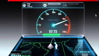 Comcast Blast 50/10 Speed Test