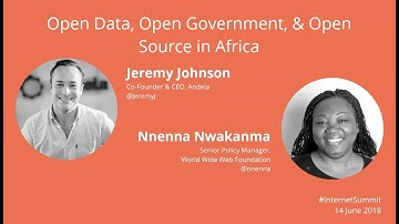 Open Data, Open Government, & Open Source In Africa