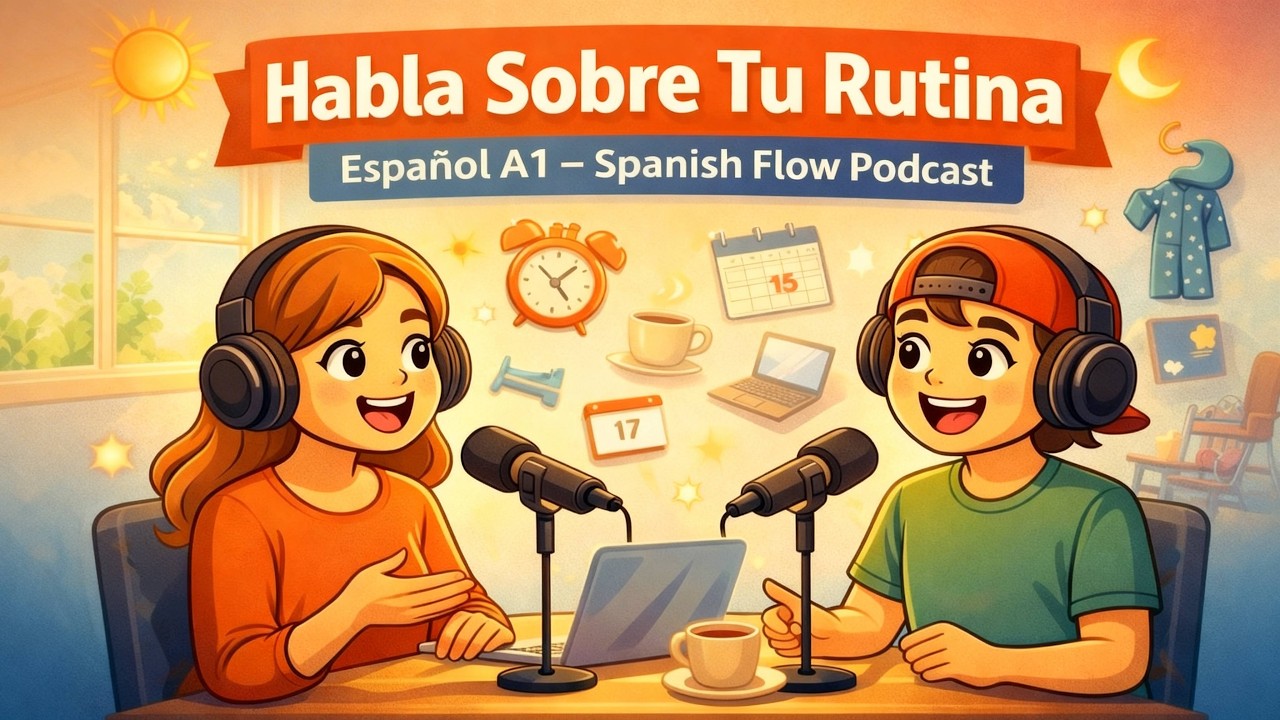 Мой день на испанском — Простая ежедневная рутина — Уровень A1