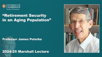 2024-25 Marshall Lecture Day 1 - Professor James Poterba