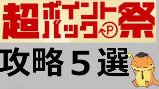 楽天超ポイントバック祭！攻略5選。これを見れば、12月13日から始まるポイントバック祭で最もお得に買い物ができます！