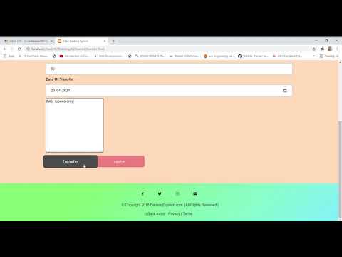 Basic Banking System project