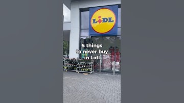 5 things to never buy in Lidl✨ #lidl #moneysavingtipsuk #shoppingtips #budgetshopping #foodshopping