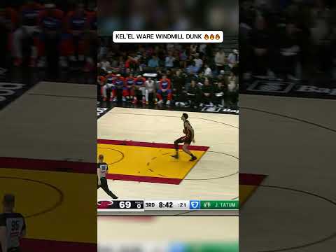 Kel El Ware Windmill Dunk Vs New York Knicks
