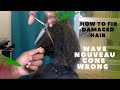How to fix damaged hair| She got a wave nouveau and her hair came out in large amounts