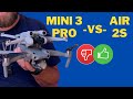 DJI Mini 3 Pro vs. Air 2S! What Is The Difference Between These Two Amazing  Drones By DJI?