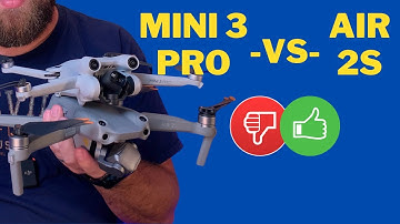 DJI Mini 3 Pro vs. Air 2S! What Is The Difference Between These Two Amazing  Drones By DJI?