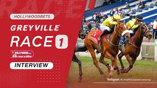 20230513 Hollywoodbets Greyville Interview Race 1 won by SECRET IDENTITY