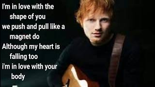 ed sheeran shape of you lyrics