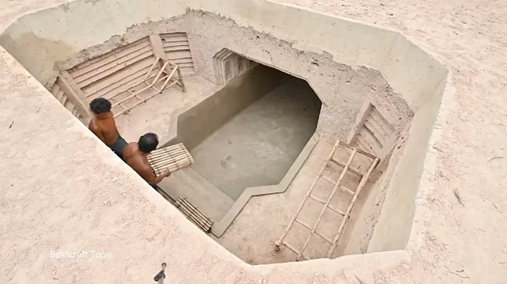 We Built the World’s Most Amazing Underground Water Slide Park Villa | 180 Days of Underground