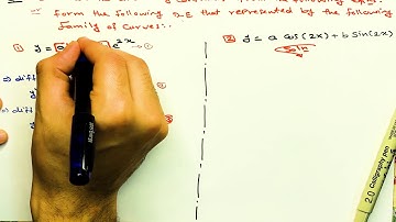 2- Formation of ODE by Eliminating Arbitrary Constants (Part-01).