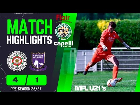 Highlights | Sutton United U21’s vs Cadbury Athletic U21’s | Pre-Season Friendly 