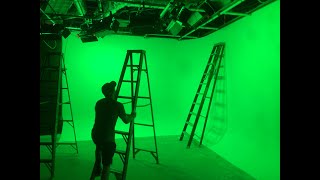 We build and install Studio Cyc Lighting Grid and Lighting and Cameras