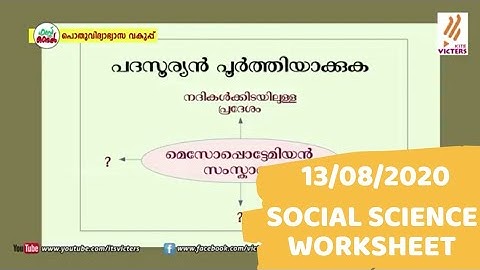 Kite Victers First Bell | Social Science Worksheet | Standard 5 | 13-08-2020